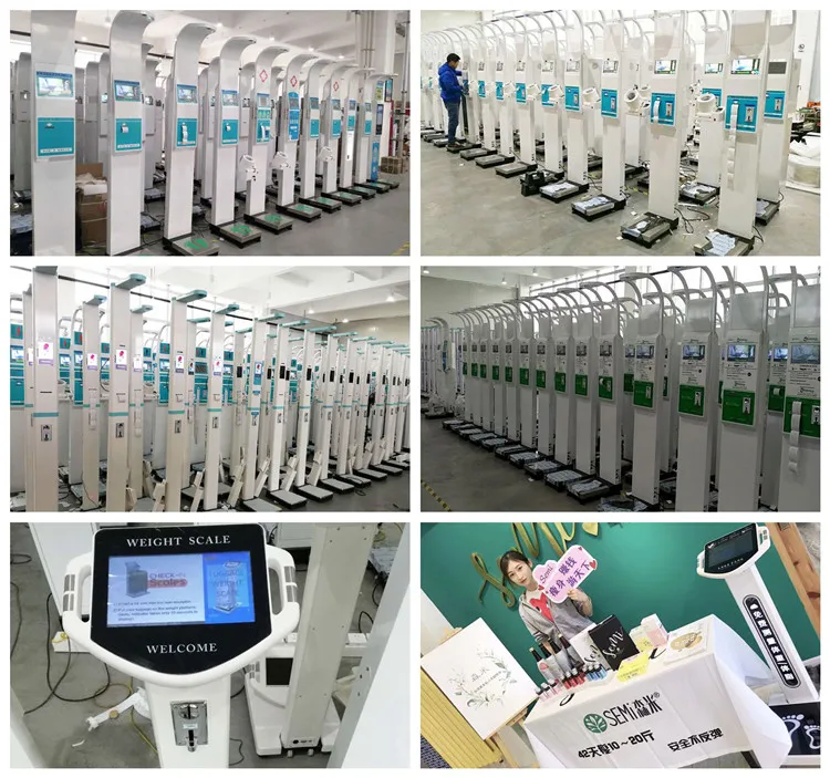 Human Weight Measurement Scale With Height Blood Pressure Height And