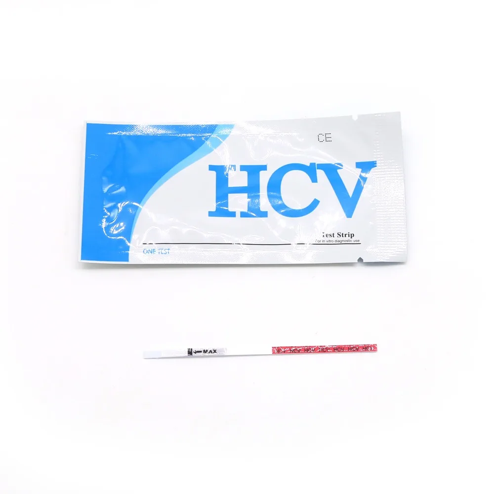 Medical disposable hepatitis C virus HCV rapid test strip