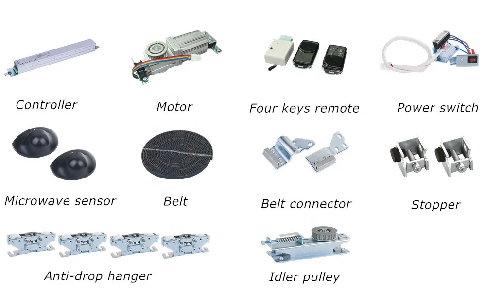 (YSD100F)Yoursensor Automatic Sliding Door Machine Motion Sensor Automatic Door with DC 55W Motor