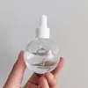 Transparent white ring with light