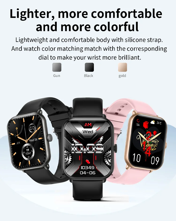 Touch screen smartwatch mobile phone talking sports wrist smart watch mobile phone connect BT calling smart watch
