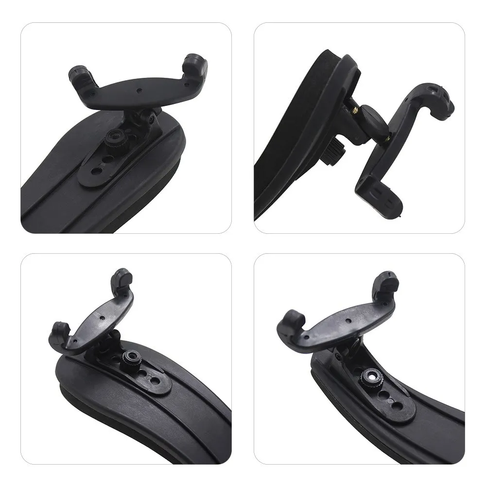 Spalliera Regolabile Per Viola - Poggiaspalla In Plastica E EVA Per Viole 15-16 Pollici - Foto 3