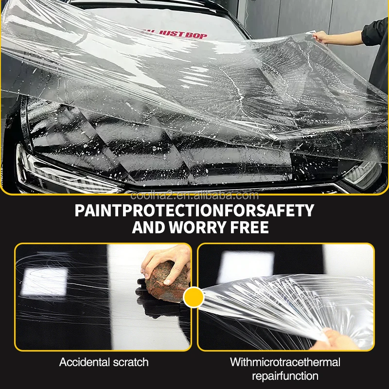 vipstore Skin Protective Film Car Bumper Hood Paint Protection Sticker Anti Scra