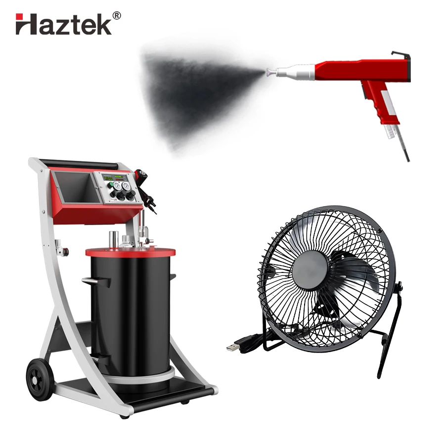 Haztek Electric Gel Blaster Gun M416 Industrial Fan Paint Booth Powder ...