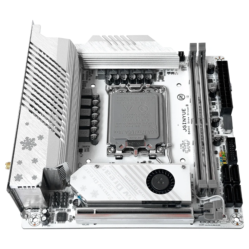 マザーボード B760i  dream d5 jginyue JGINYUE B760I Snow Dream D5 motherboard - Intel LGA1700