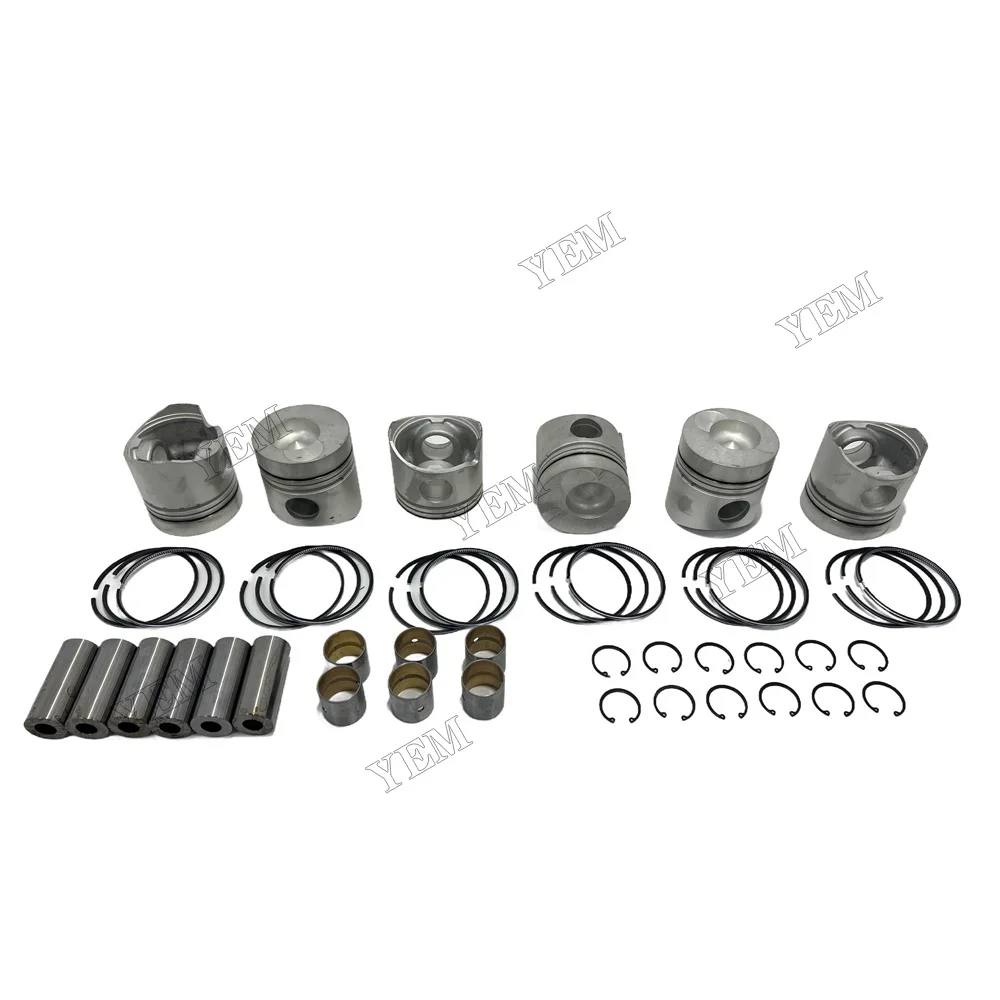 Piston Kit Fit for Mitsubishi 6D14 Engine 4