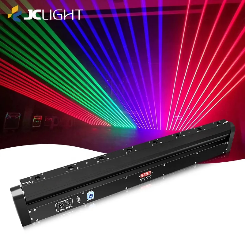 バー・DJクラブ向け8眼レーザーライトショー ステージ用DMX RGB