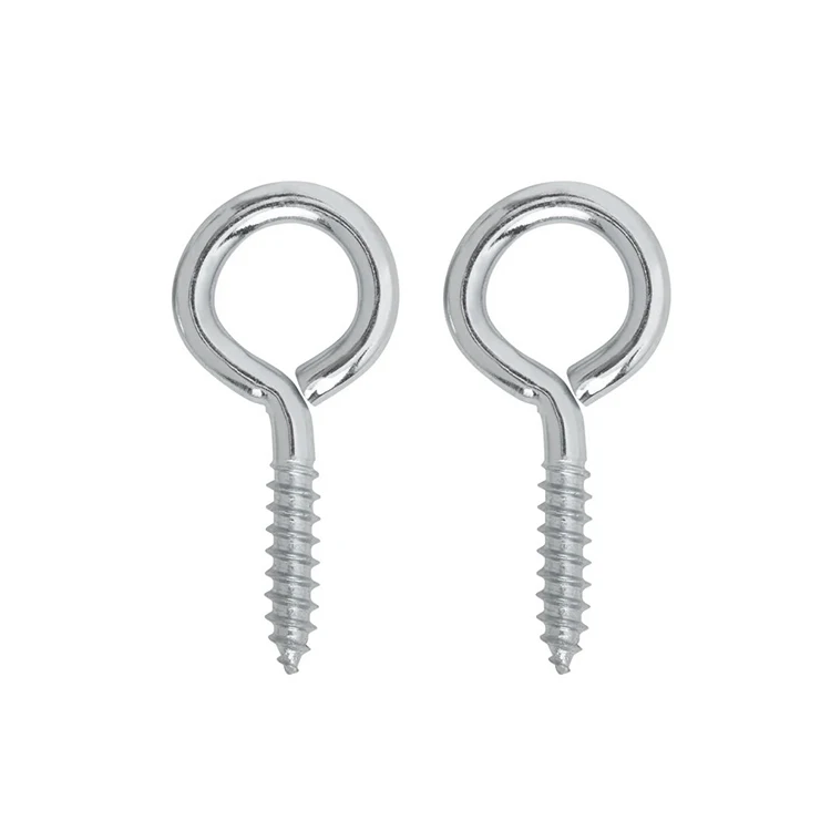 Top Sale Fish L Shaped J Shape Wood Hook Eye Bolt Ring Screw With Wood Thread