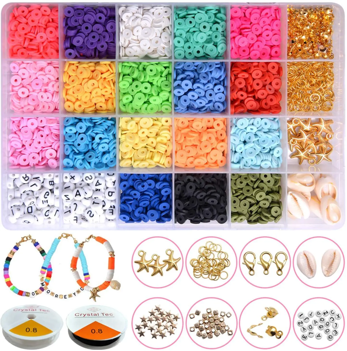 Buy Wholesale China 4500 Pcs Assorted Premium Bracelet Diy Kit