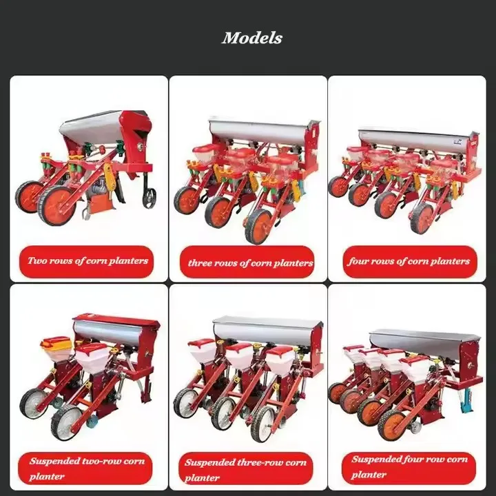 Commercial 6 Row Corn Planter with Seed Flow Monitor Large Field Coverage Design for Seeders & Transplanters