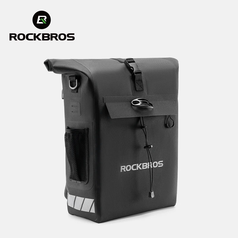 Tracolla Prada Borsa Impermeabile Per Portapacchi Bici Rockbros: 12-16L, Set Pratico Per Mountain Bike Borsa Bagagli Mountain Bike - Foto 5