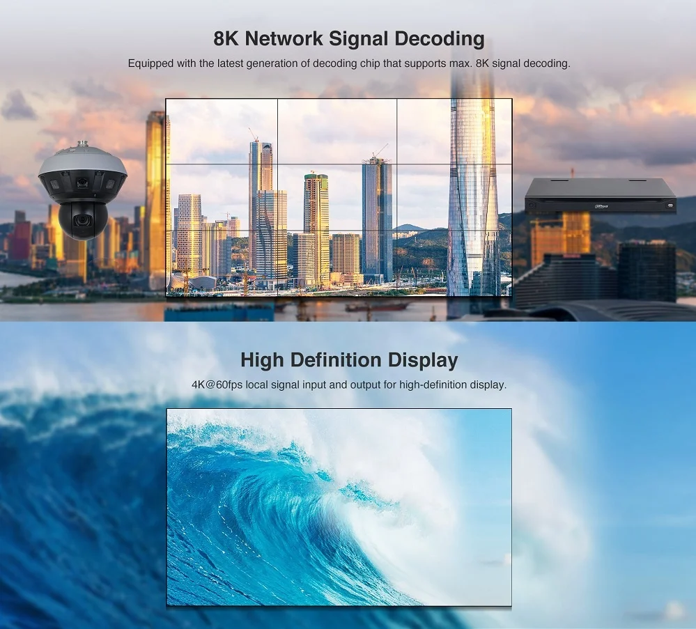 DSCON3000-M Video Wall Matrix - 32 Screens Splicing Power