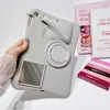 Gray mirror lip glaze flat case-includes lipstick