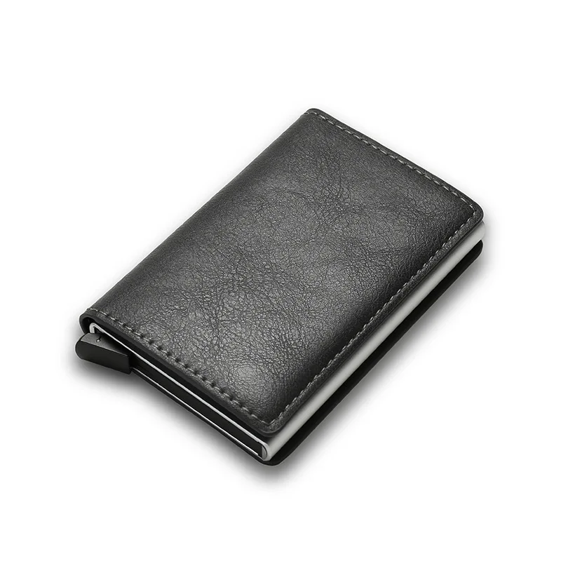 Custom Slim Minimalist Carbon Airtag Pop Up Credit Card Holder Wallet ...