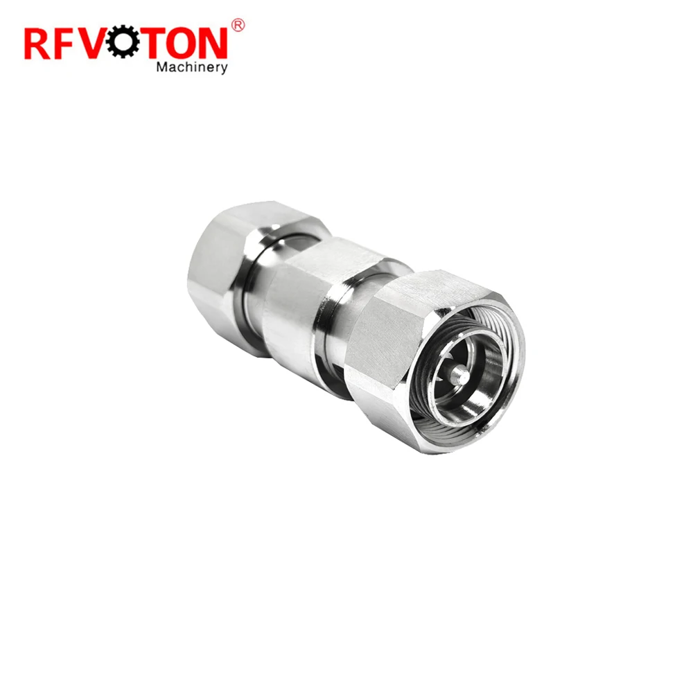 Factory Mini DIN 4.3- 10 L20 Male Plug to 4.3/10  Male  Macho 4310 DIN Rf Coaxial Adaptor Adapter Connector  Connecteur