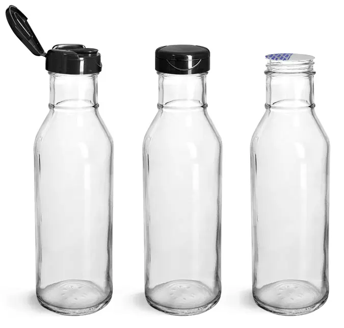 12 oz Glass Sauce Bottles