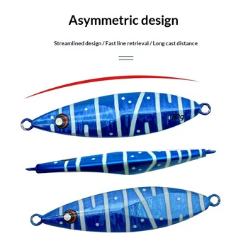 Lure Metal Jig 150-200g Luminous Drift Slow Shake Lead Fish Bare Plate Artificial Hard Bait No Hooks Hot Sale – Metal Jig – view 5