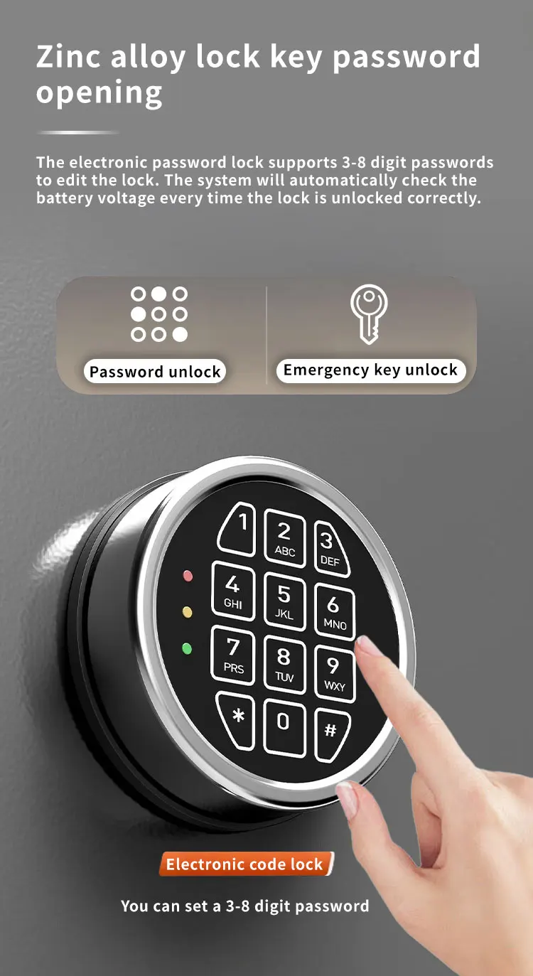 CEQSAFE Office Bank Safe Money Digital Fireproof Safe Box Cabinet manufacture