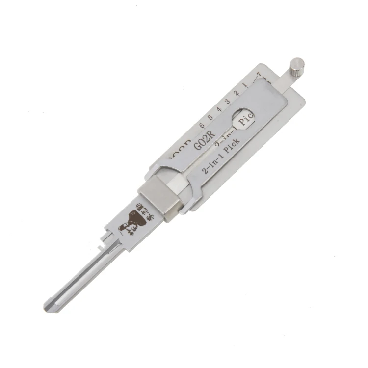 LISHI GO2R ピック2in1ロックデコーダー 日本GOAL民間ロック用ツールセット