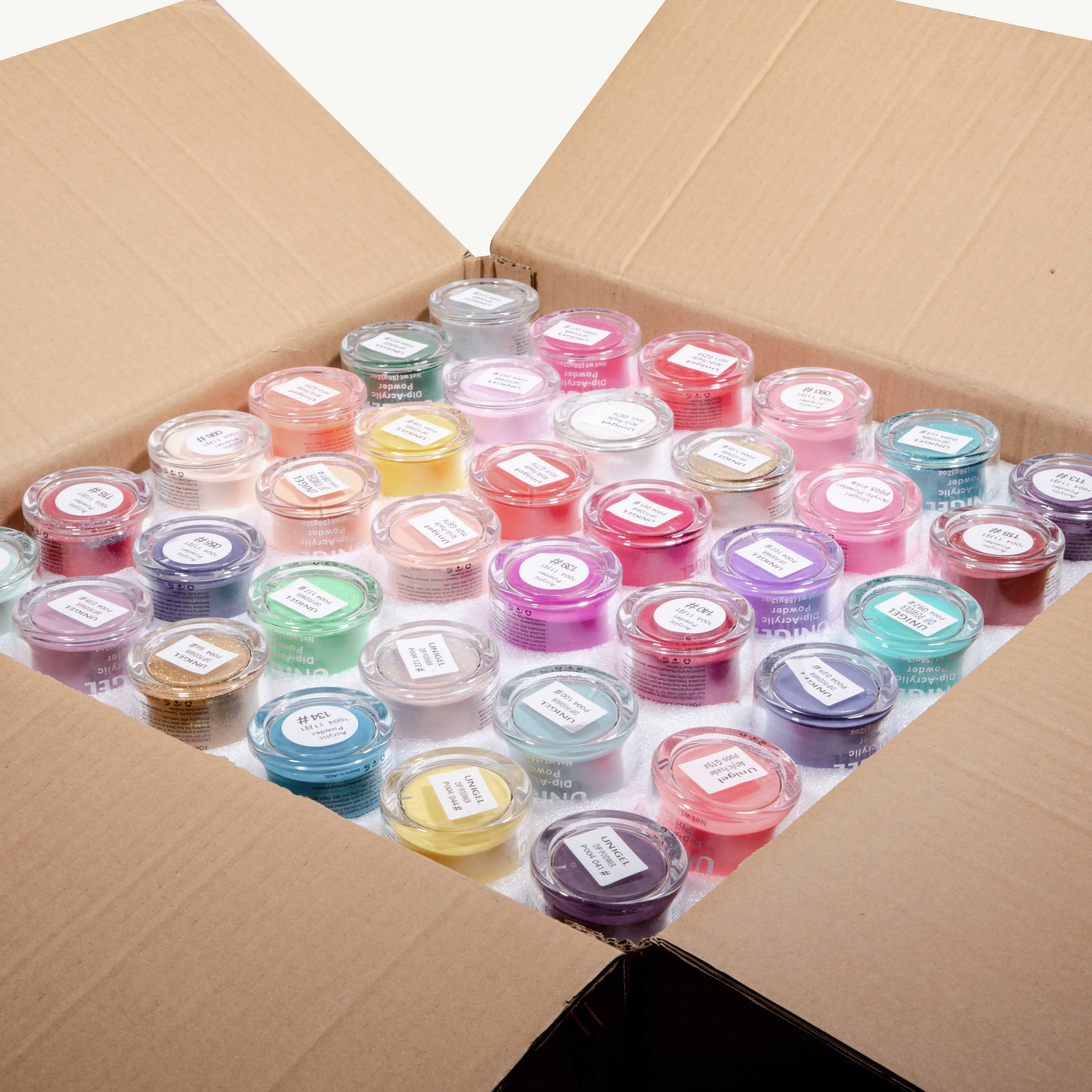 Unigel Fast Dry 2in1 Acrylic Powder System Raw Material Supplies Customized Color Acrylic Nail