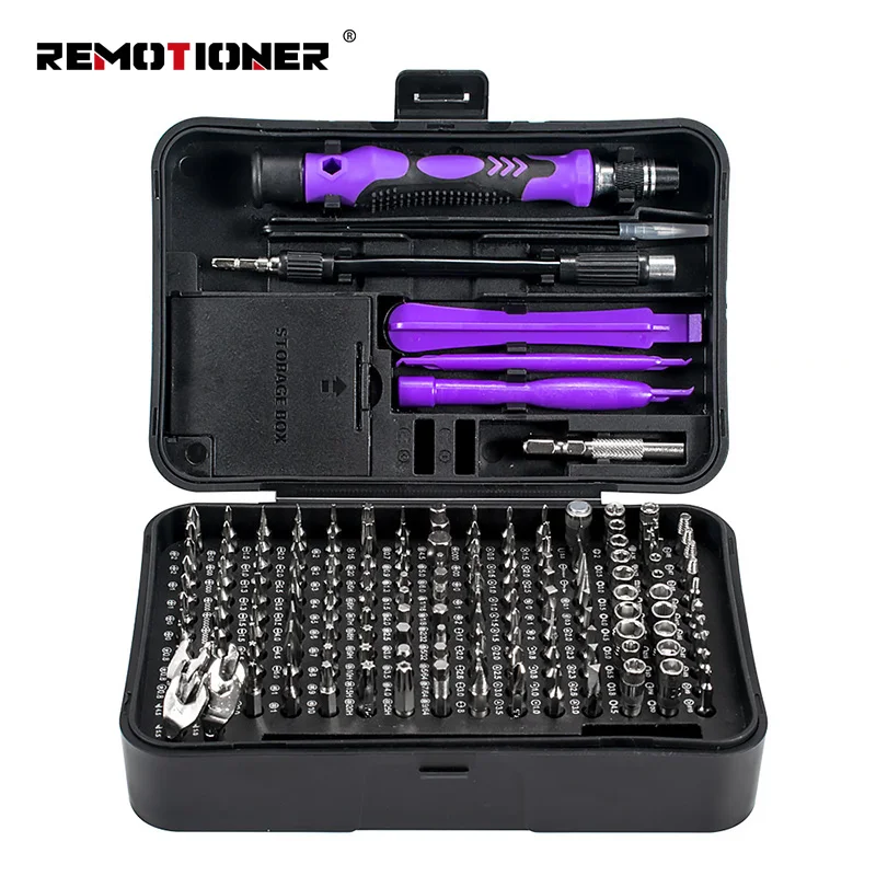 170 In1 Mobile Phone Telecom Repair Screwdriver Tool CRV Steel Precision Screwdriver Set