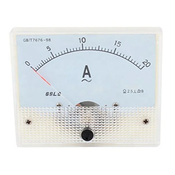 AC 0~20A Analog AMP Current Panel Meter Ammeter and Current Transformer 