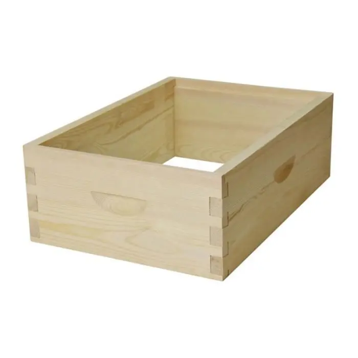 Wholesale 5 Layer Wooden Bee Hive Polished Langstroth Beehive for 4 Super & 1 Deep Box