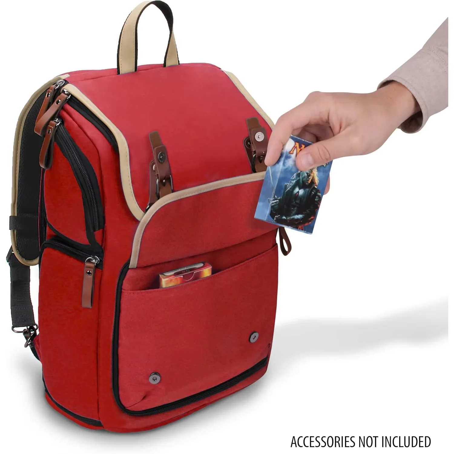 mtg card backpack Magic: The Gathering Modular Quest and a side strap for your playmat Customizable Card Game Backpack Mtg