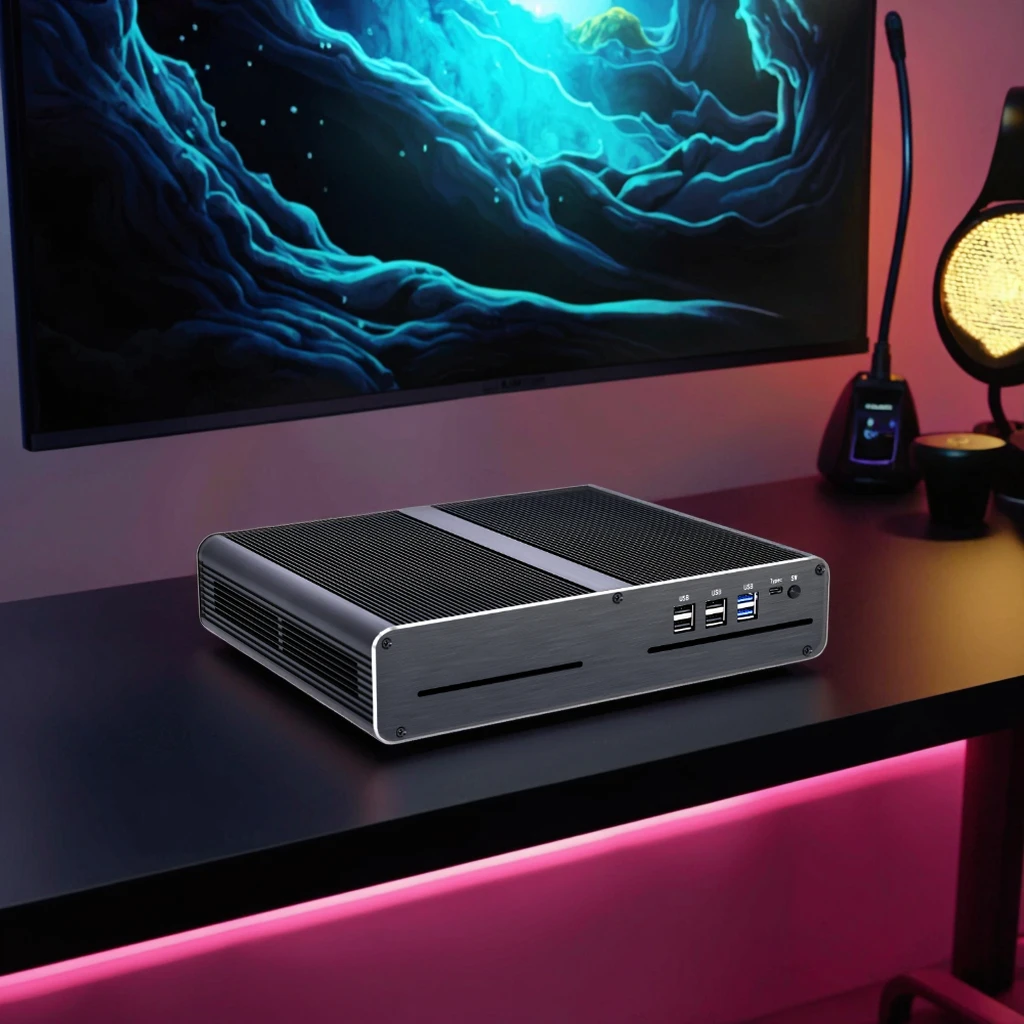 Topton V7 Mini Gaming PC with Intel Core i7, NVI-DIA GeForce RTX
