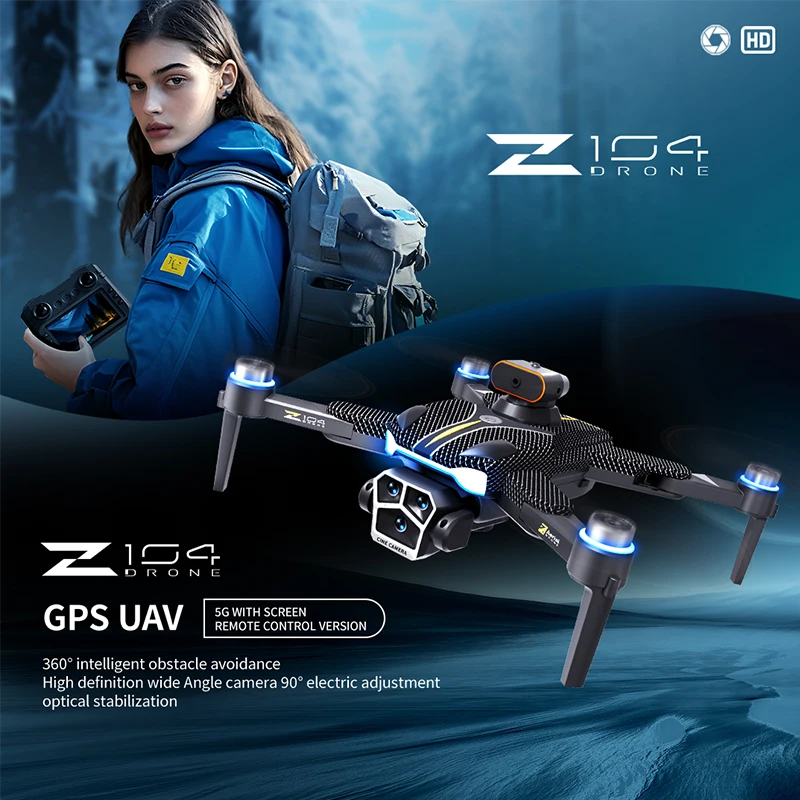 ドローン GPS Z104 GPS Drone - 4K UHD Camera, Obstacle Avoidance