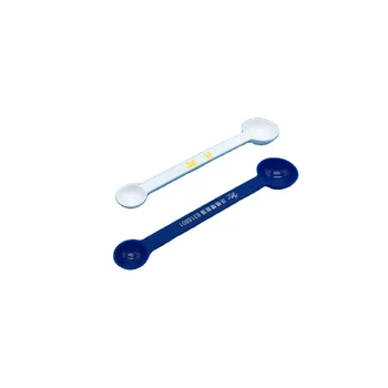Custom Logo Printing Plastic Double Head Measuring Spoons Kitchen Utensil Cooking Tool Baking Measuring Scoops