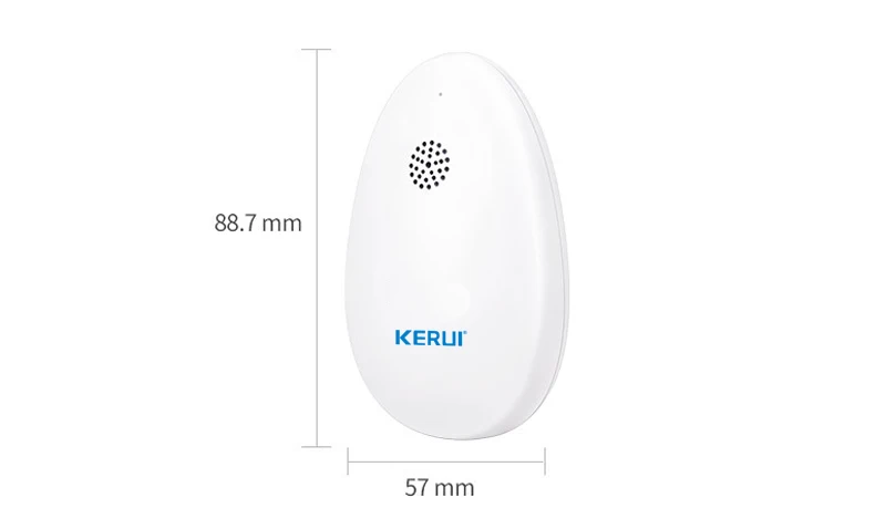 Home Security Alarm System RF 433MHz Wireless Sensor Glass Break Shock Vibration Detector