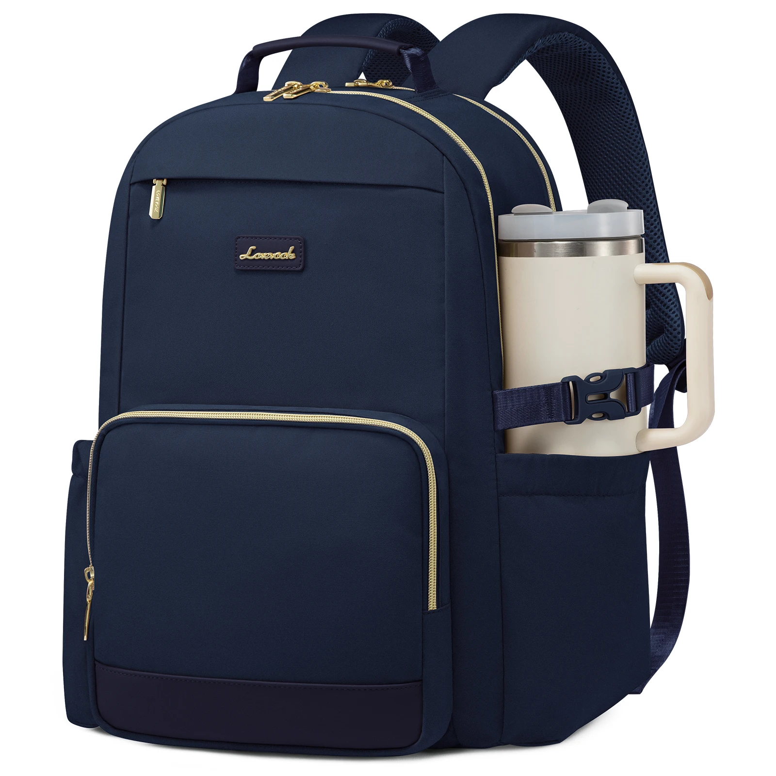 Waterproof Laptop Backpack 15.6 Inch Travel Work Bag with Cup Holder, Anti-Theft AT&T Essentials 15 main image 4