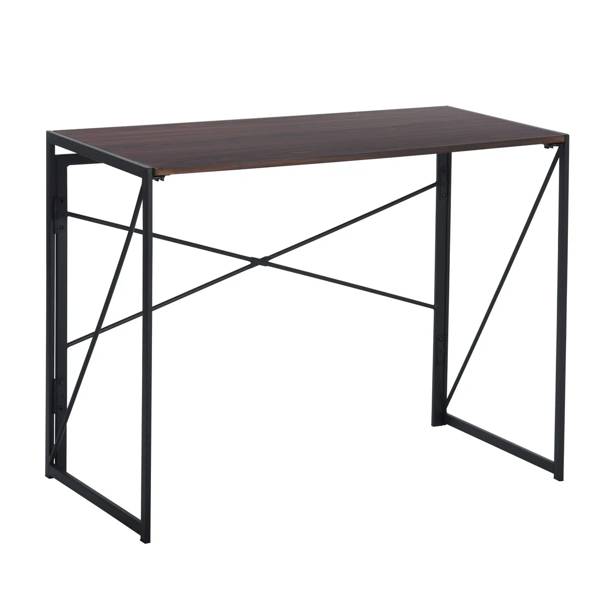 Foldable Wood and Small Table Folding Computer Laptop Desks Study Table for Writing Spaces Saving Allows for Easy Assembly