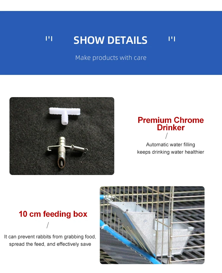 Galvanized Rabbit Cages Cheap Commercial Rabbit Breeding Cages