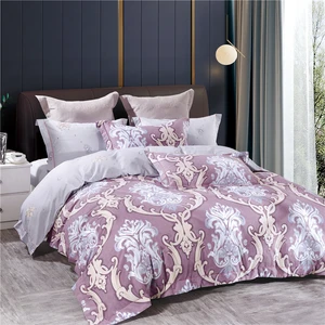 KOSMOS 100%Polyester Single Piece King & Queen Size Printed Fitted Bedding Sheet with Elastic All Around for Home Decoration