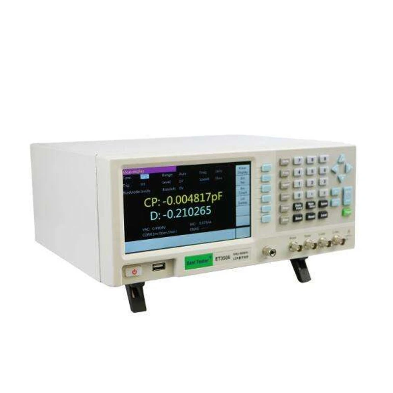 NanCon OEM Metall ET3501 Serie 10HZ~100KHZ Frequenztestgerät Einstellbarer Schrittweiser LCR-Meter mit USB LAN RS232 – Detail 2