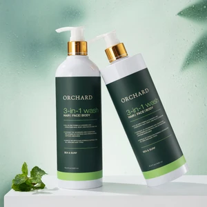 OEM Wholesale 3-in-1 Wash Gel for Face Body Hair-500ml Volume Moisturizing Smoothing and Repair Features for Adults
