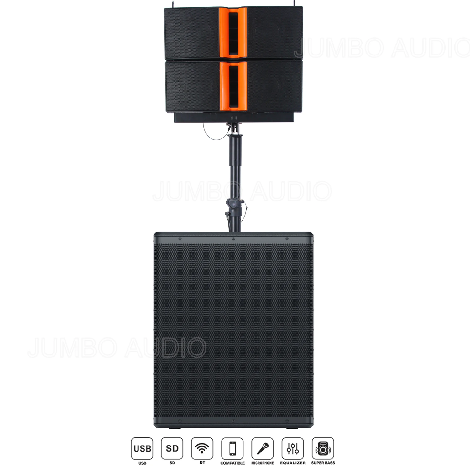 25,000 Watts 18"inch 1.1 Professional Audio Stage Concert Speaker Line Array Speakers Sound