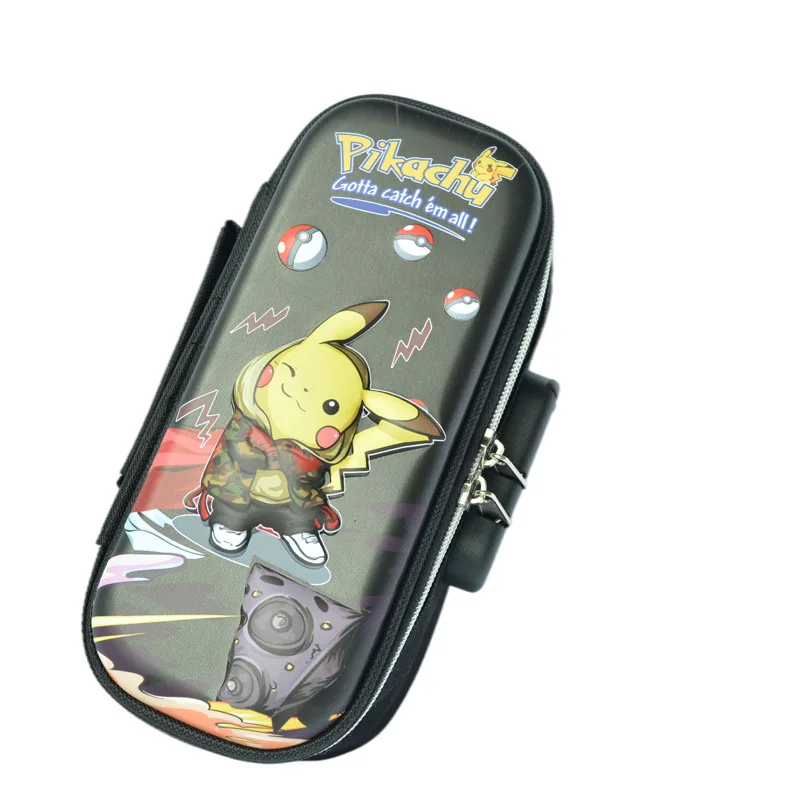 Pikachu 3D Stereo Password Lock Fabric Satchel Large Capacity Multi-Layer Student Stationery Box Multiple Styles Pencil Case Bag