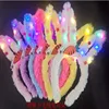 ที่คาดผมรูปแครอท 14-LED [คละสี]