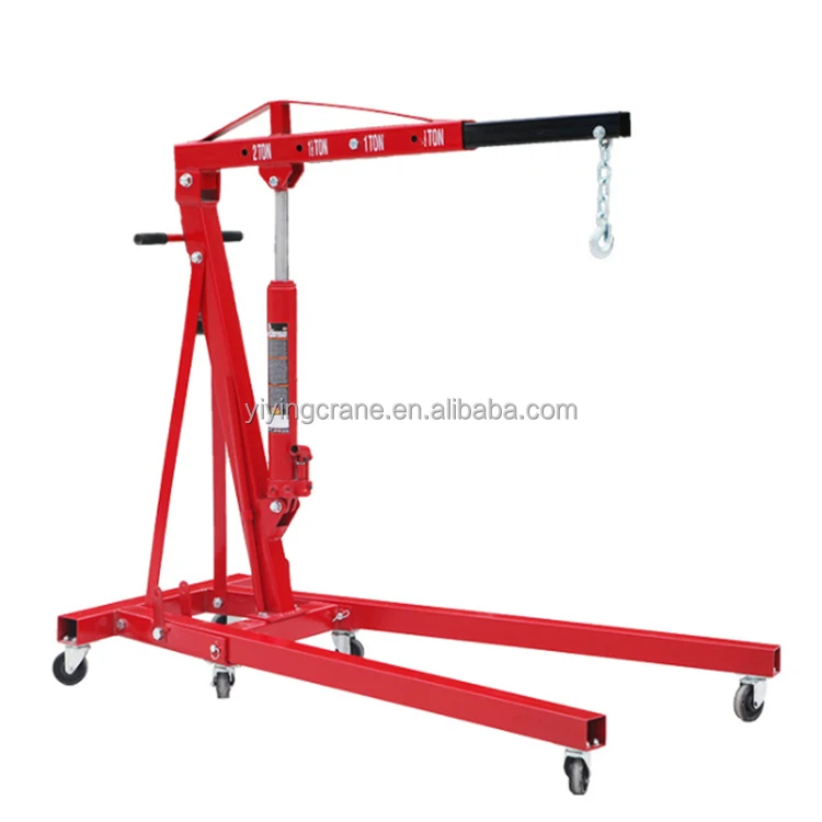 2 Ton Folding Engine Crane with CE Approval - Reliable Lifting