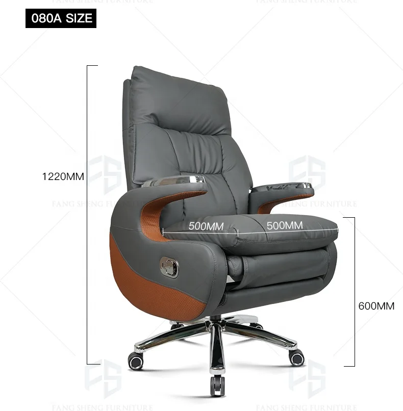 Extra Large Luxury Big Boss Executive PU Leather Office Chair