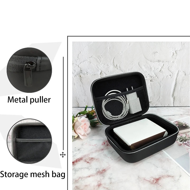 Hot Sale Custom Logo Power Bank Shell Case 21700 Shockproof Carrying Power Bank Phone EVA Hard Tool Case supplier