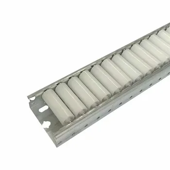 HUALI Aluminium Gravity Carton Flow Roller Track For Sliding Rack System