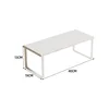 White frame, small size, 40 x 19 x 14.2 cm