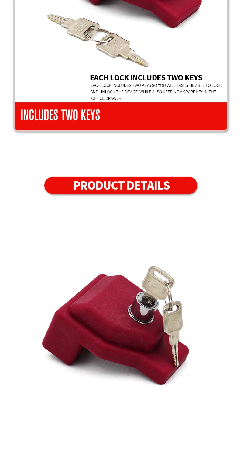 Red Pp Plastic Air Brake Glad Hand Gladhand Lock For Tractor Trailer Buy Gladhand Lock,Glad