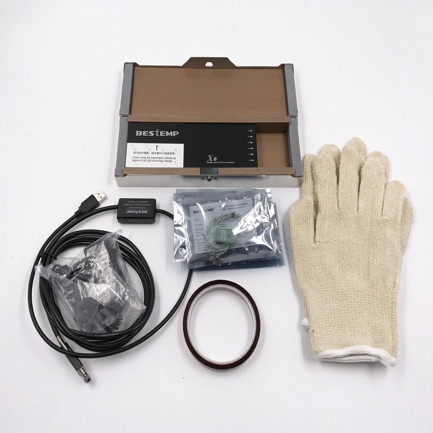 전문가용 베스트엠펜 열 프로파일러 SMT 열 프로파일링 열전대 프로파일러 리플로우 오븐용