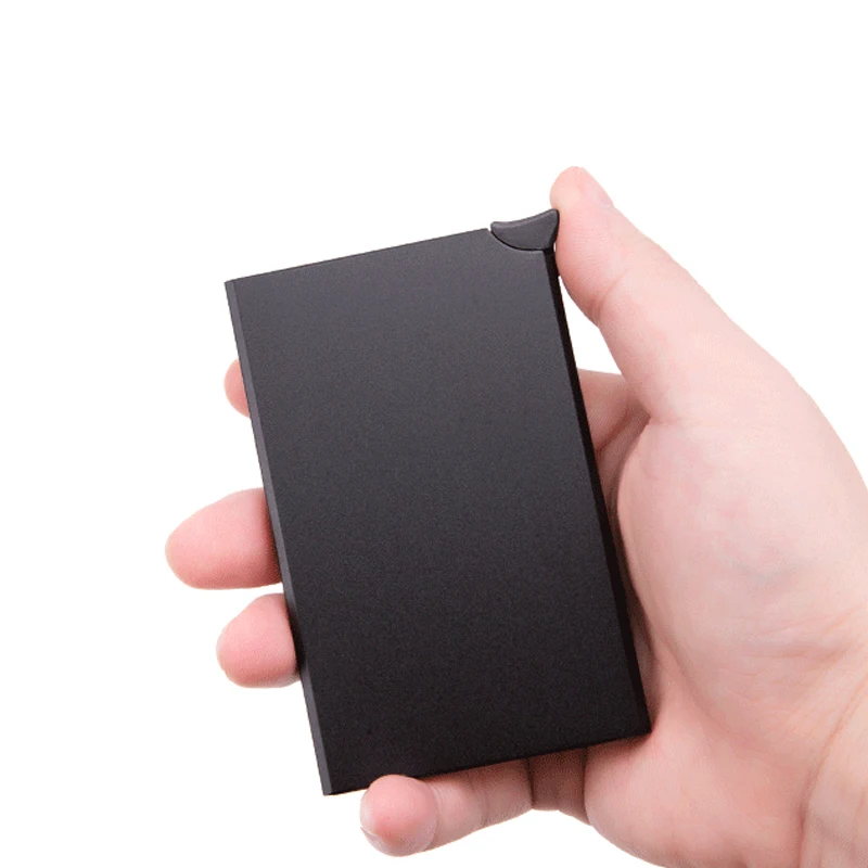 High Quality RFID Blocking Card Wallet Anti Scan Metal Card Holder