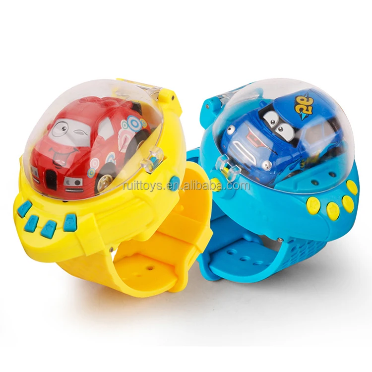 Jooheli Mini Remote Control Car Watch Toys, 2,4 GHz USB Ferngesteuertes  Auto Uhr, Uhr Spielzeug Auto ABS RC Stunt Auto Rennauto Bracelet Mit